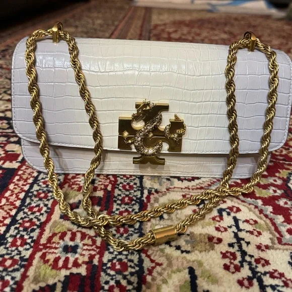 Authentic Tory Burch Eleanor rectangular bag, limited edition 2024 dragon new - Picture 2 of 11